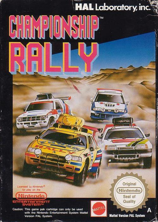 Championship Rally (Europe) box art